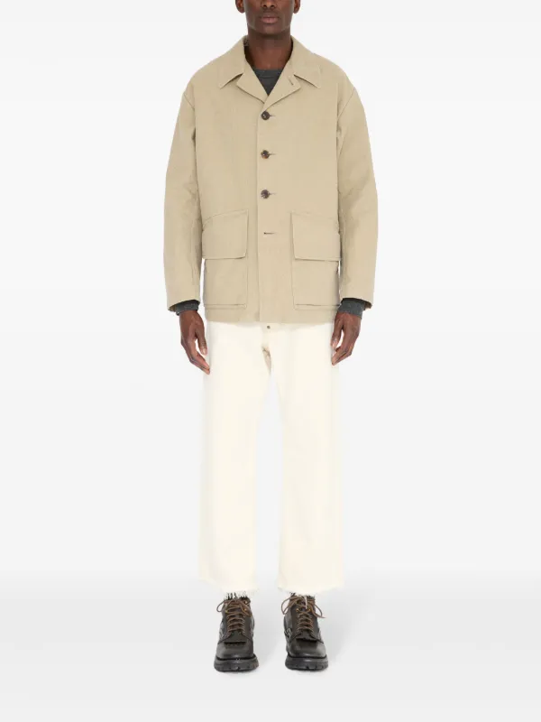 Maison Margiela Wool Shirt Jacket Blouse Men Size 44 Navy