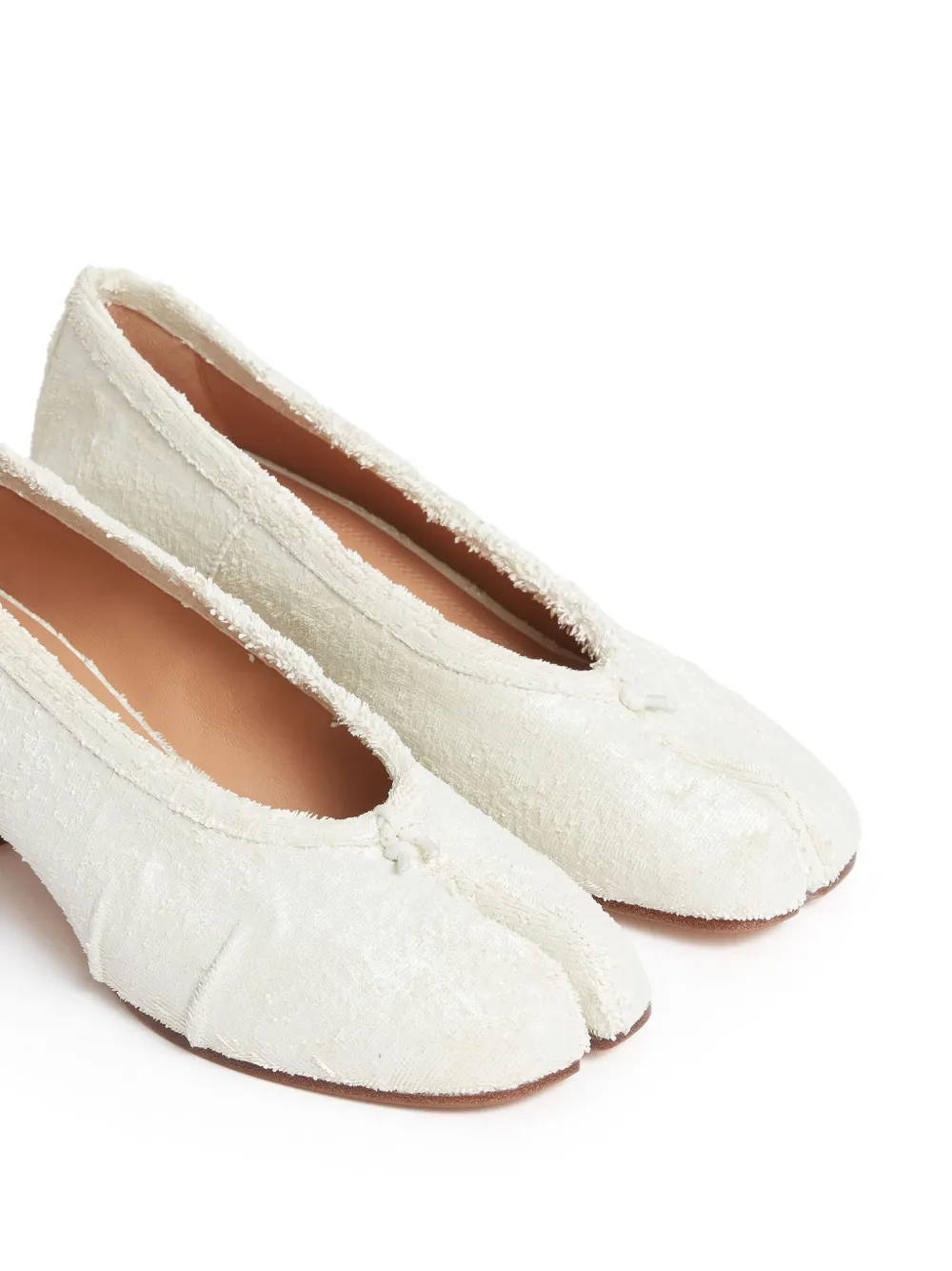 Maison Margiela 30mm Tabi pumps White