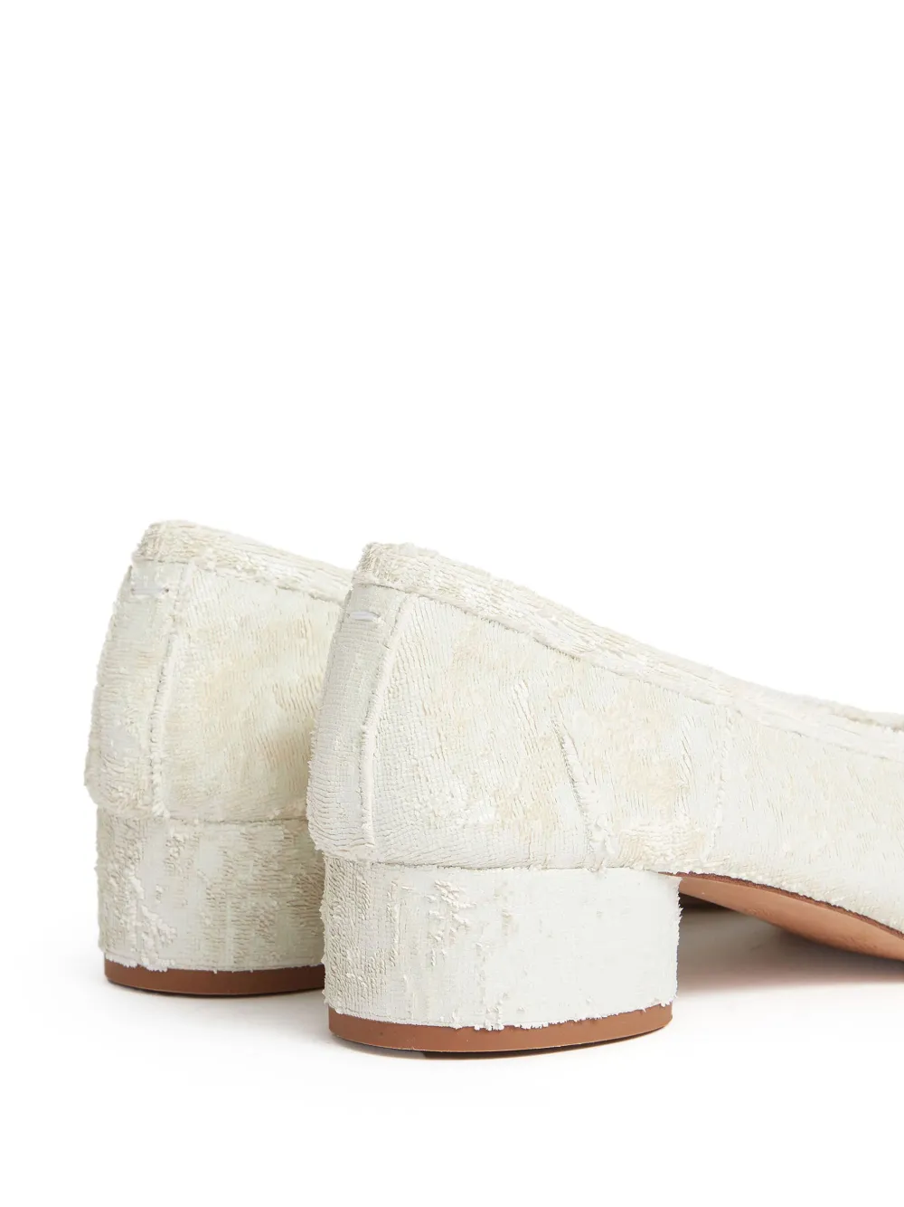 Maison Margiela 30mm Tabi pumps White