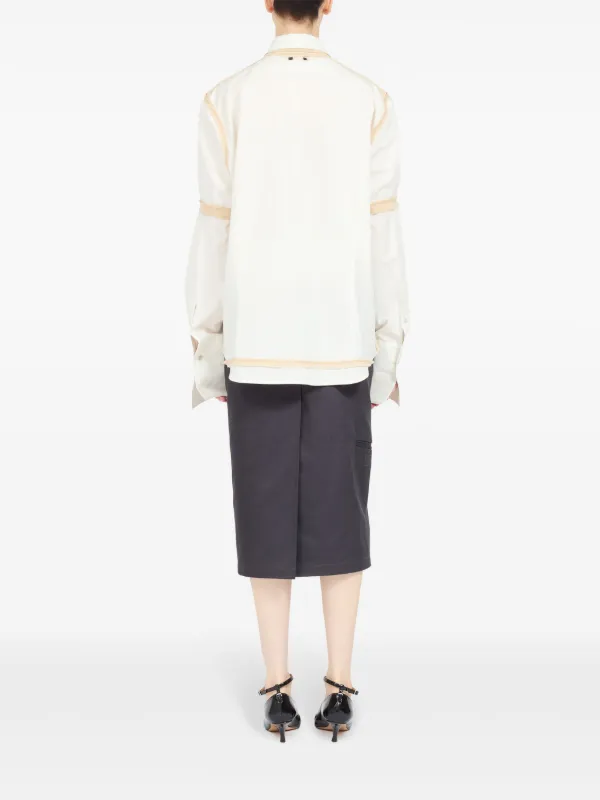 Maison Margiela ロングスリーブ シャツ | ホワイト | FARFETCH JP