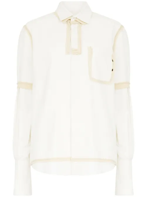 Chemise en coton à manches longues - Maison Margiela - Modalova