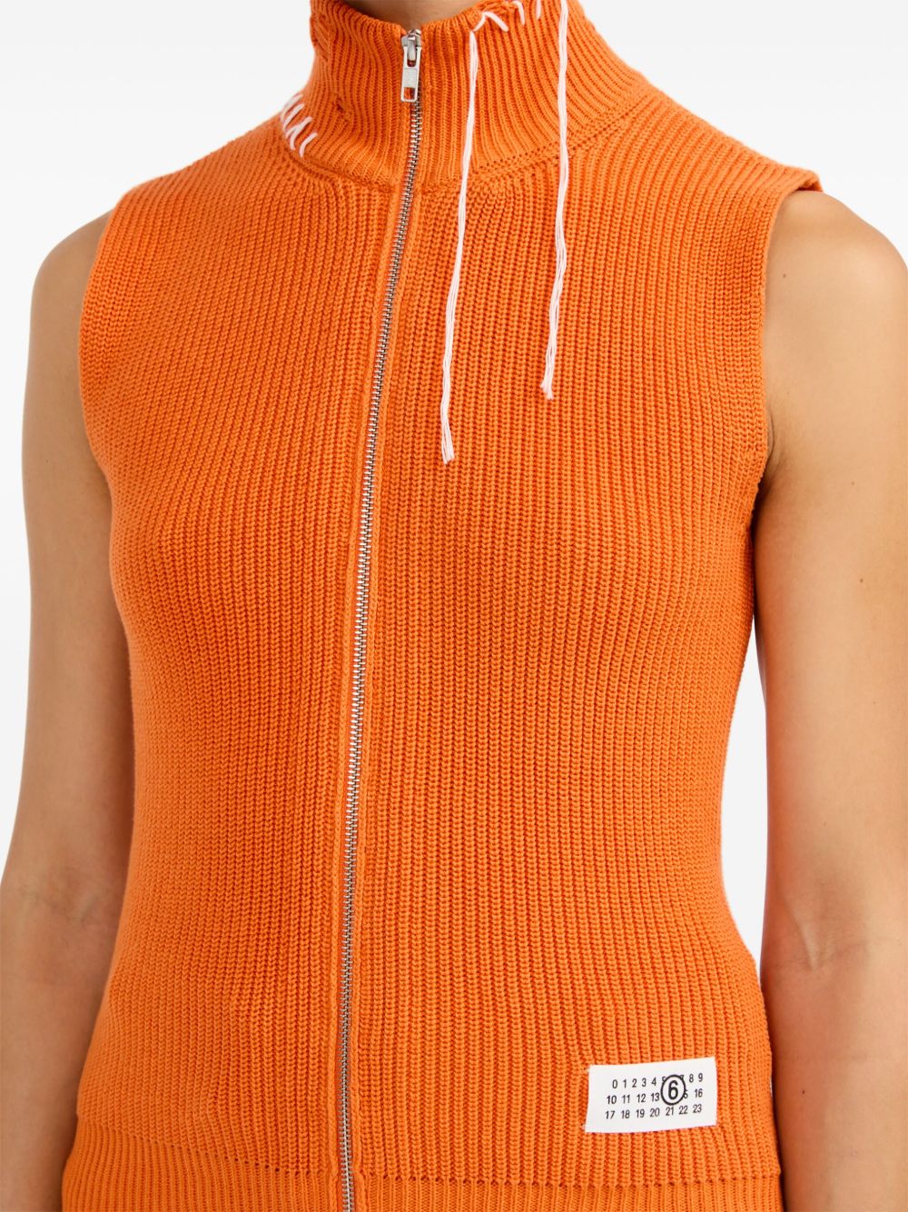 MM6 Maison Margiela ribbed-knit cardigan Women