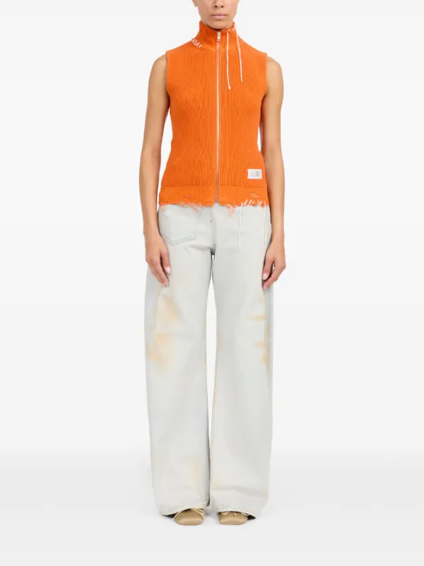 MM6 maison margiela リブニットレギンス