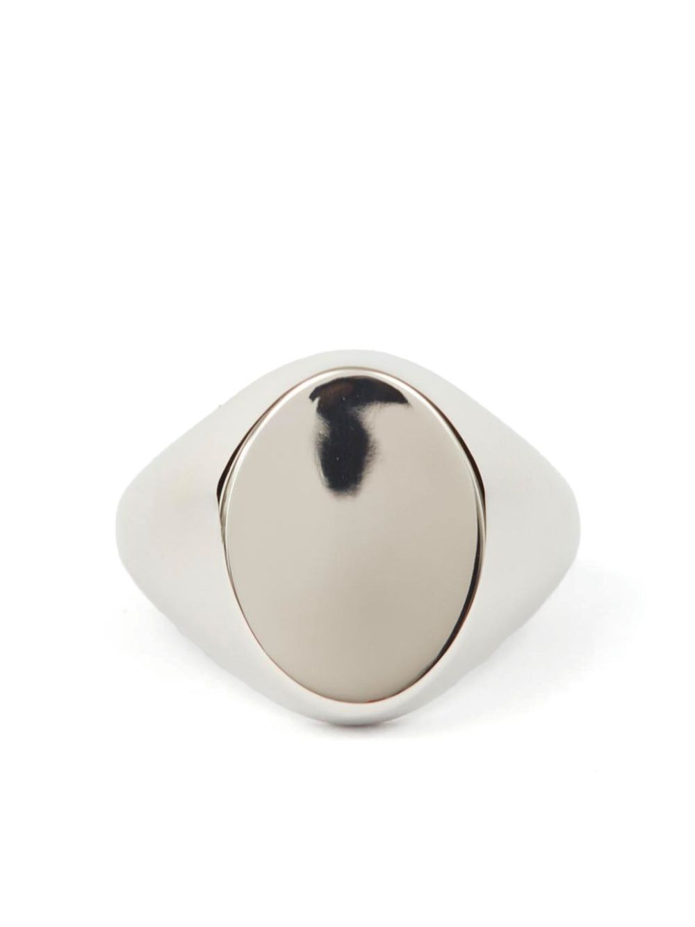 Mm6 Maison Margiela Signet Ring In Metallic