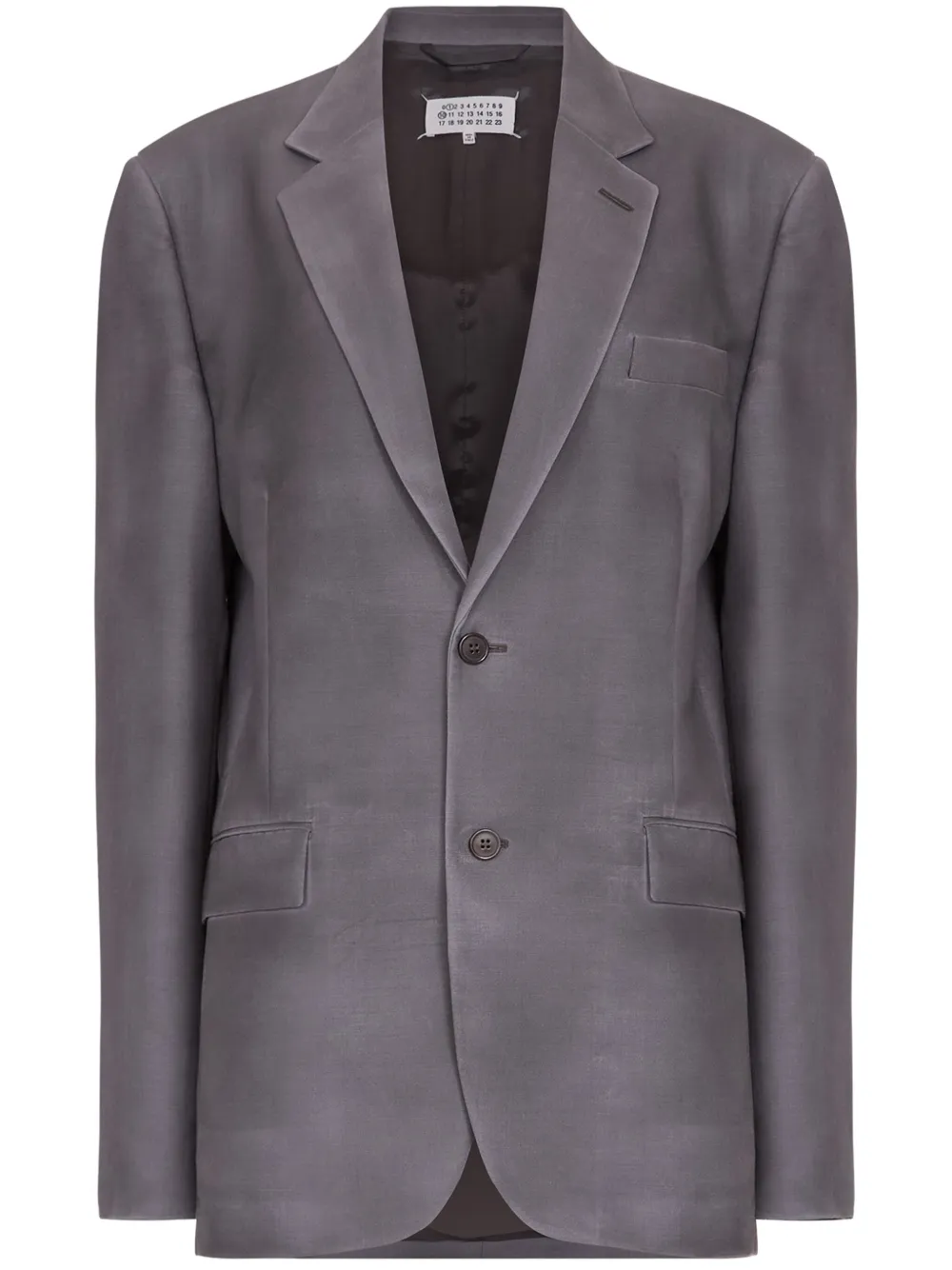 Maison Margiela Blazer met stiksels Grijs