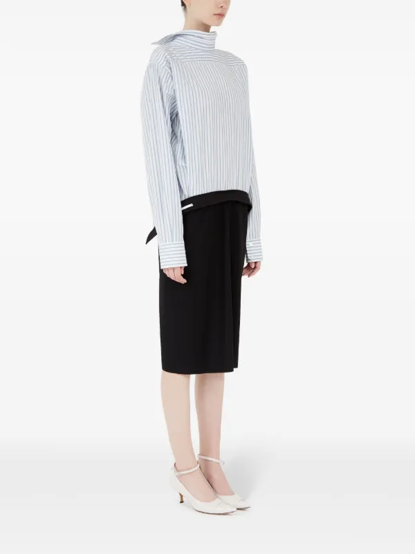 maison margielaメゾンマルジェラ FARFETCH パネルドレス Maison Margiela パネル ドレス | ホワイト | FARFETCH JP