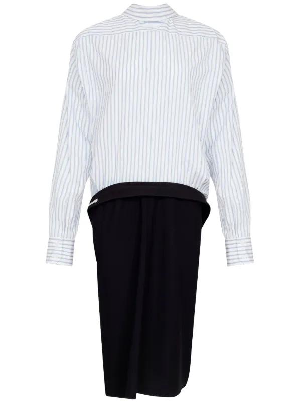 maison margielaメゾンマルジェラ FARFETCH パネルドレス Maison Margiela パネル ドレス | ブルー | FARFETCH JP