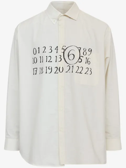 MM6 Maison Margiela Asymmetrisches Hemd