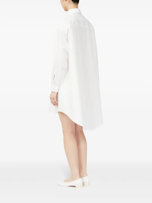 MM6 Maison Margiela ナンバーモチーフ シャツドレス | ホワイト