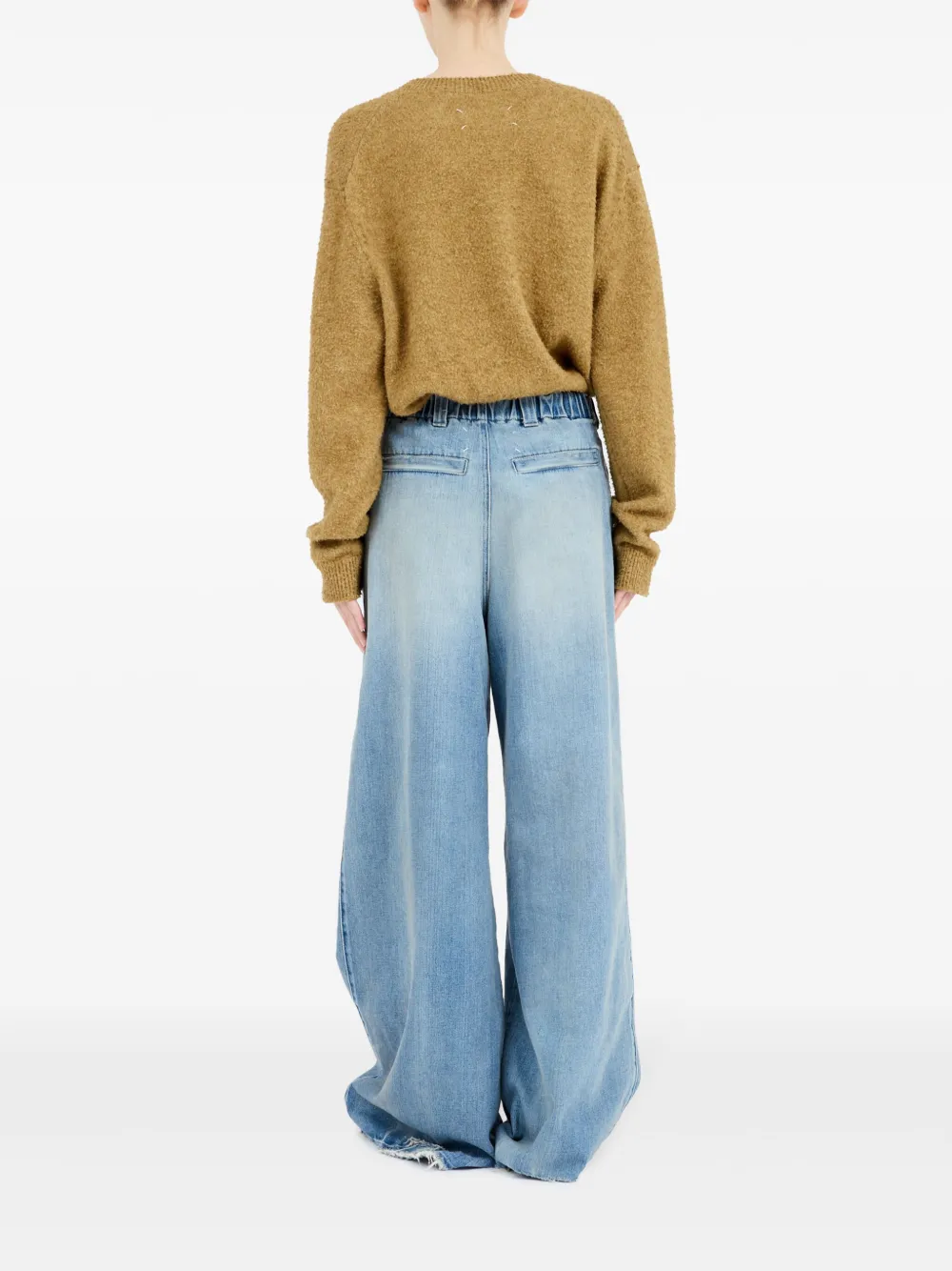 Maison Margiela Jeans met wijde pijpen Blauw