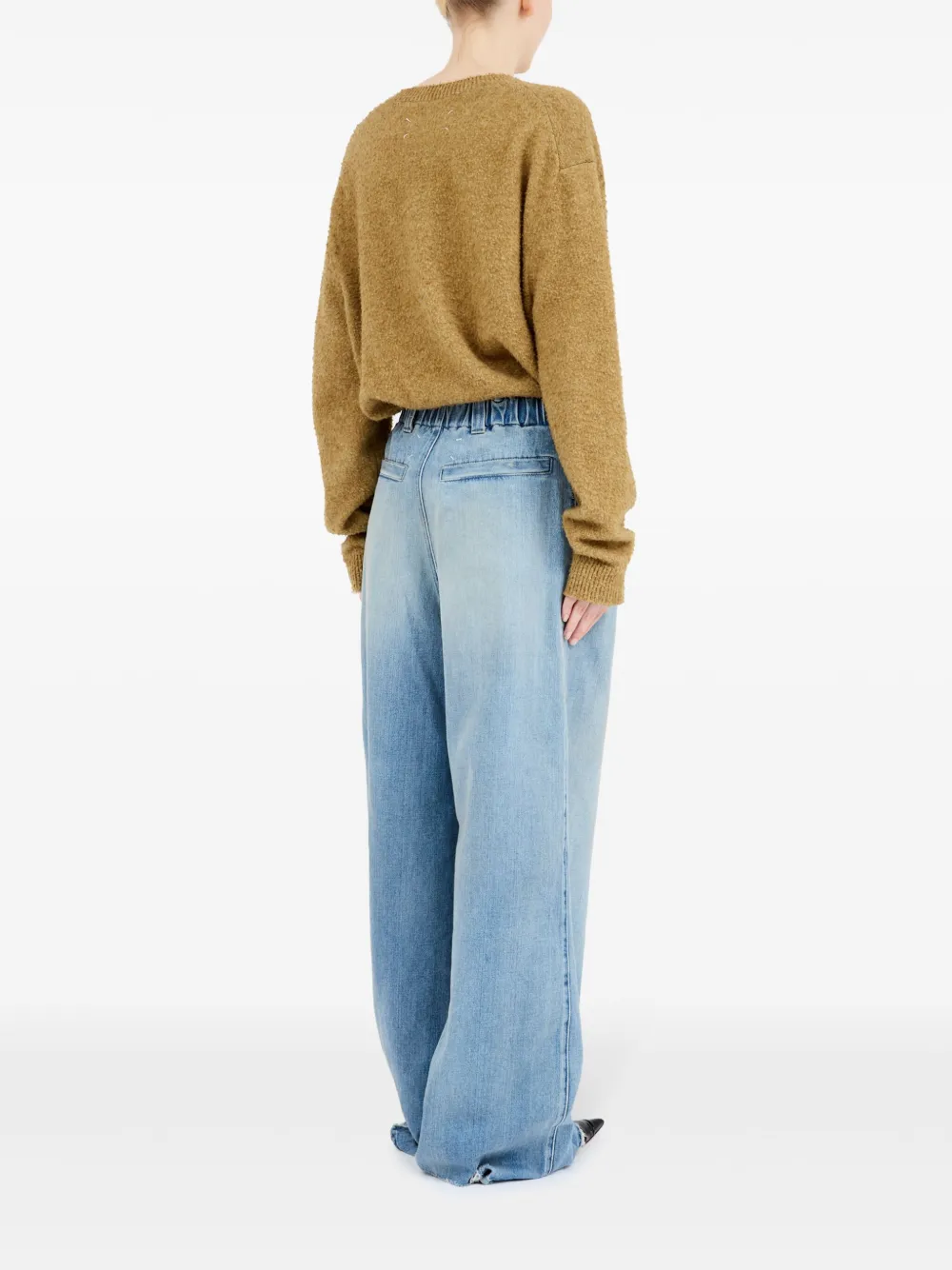 Maison Margiela Jeans met wijde pijpen Blauw