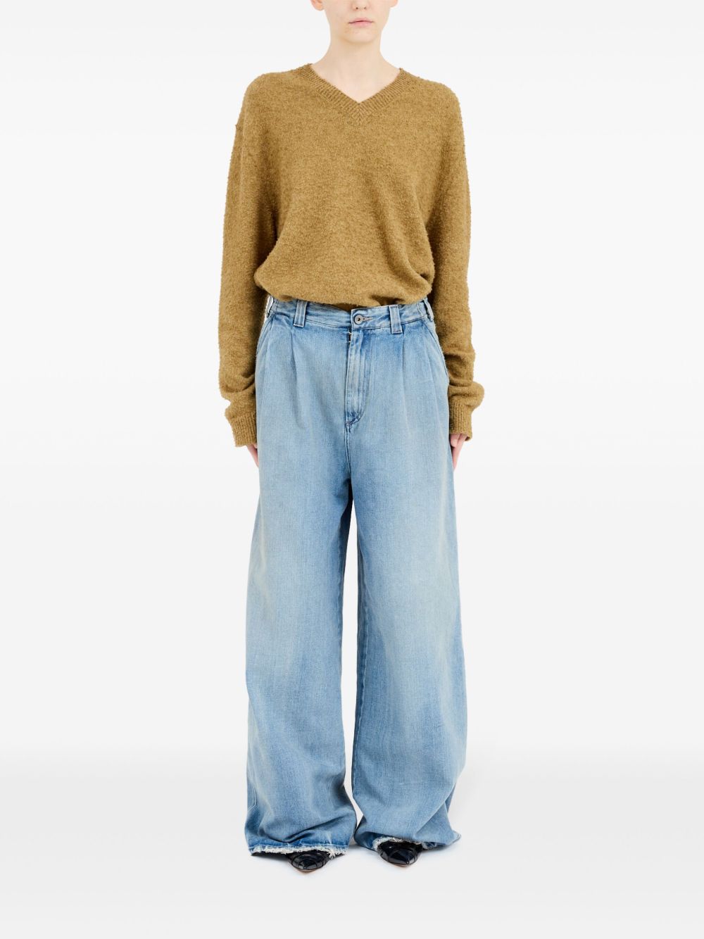 Maison Margiela Jeans met wijde pijpen - Blauw