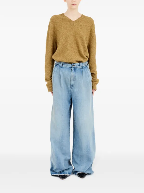 Maison Margiela ワイドジーンズ | ブルー | FARFETCH JP