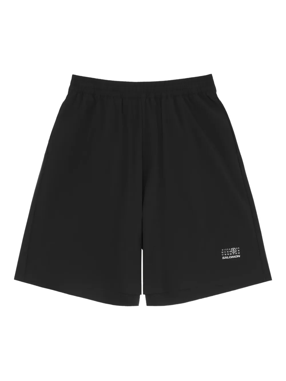 MM6 Maison Margiela X Salomon x Salomon ショートパンツ - ブラック MM6 Maison Margiela X Salomon x Salomon ショートパンツ - ブラック