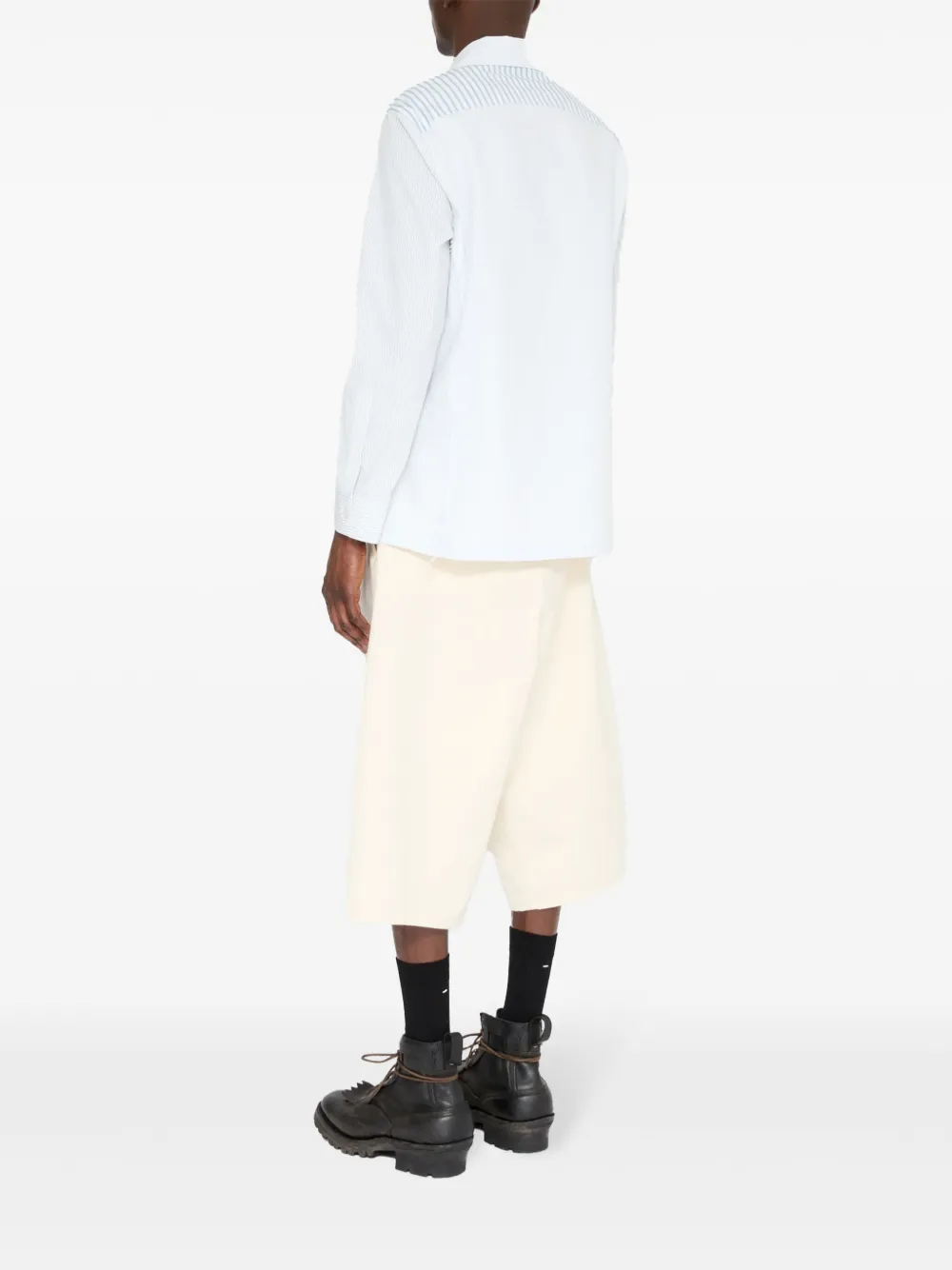 Maison Margiela Gestreept overhemd Wit