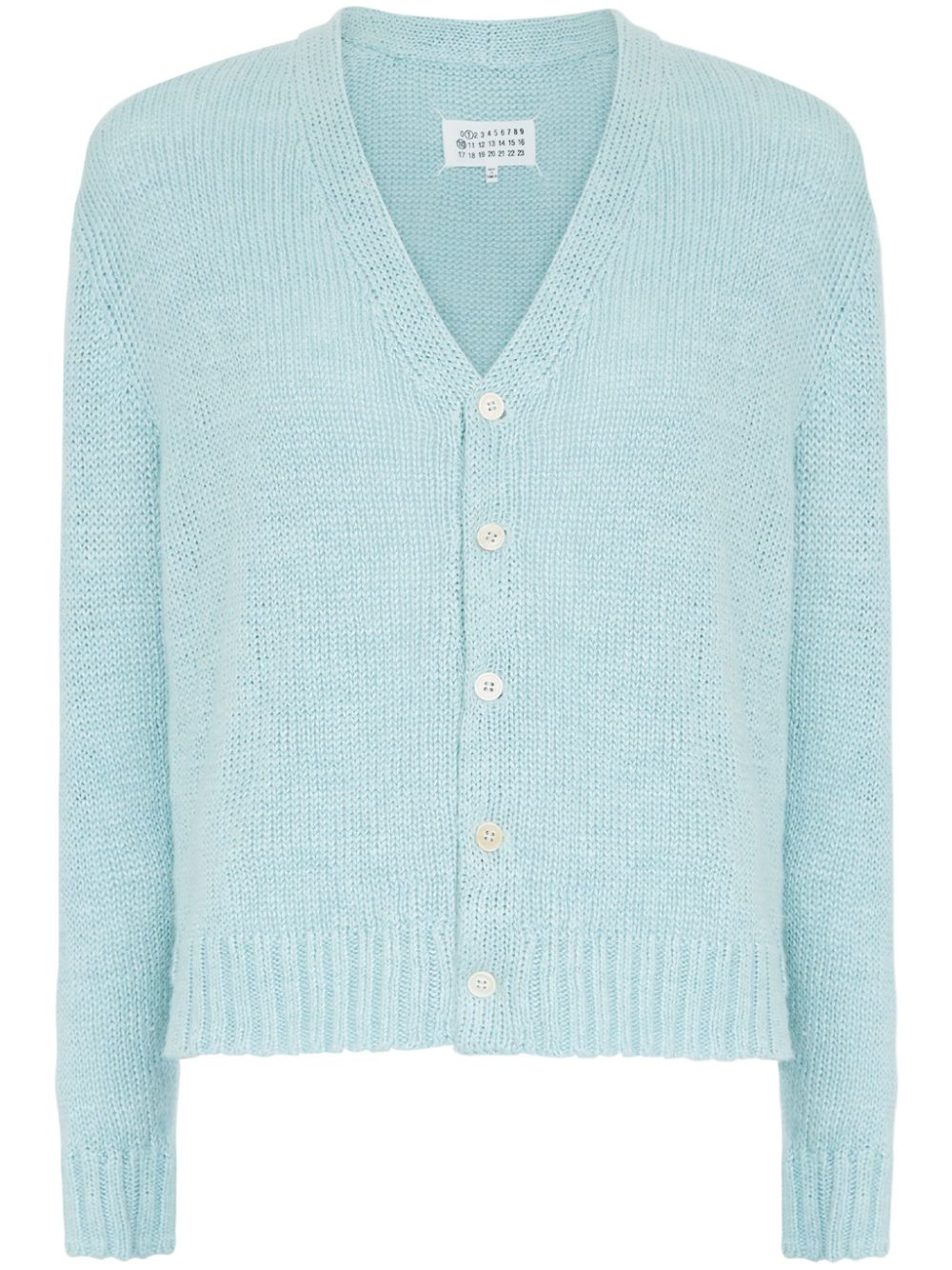 Maison Margiela hemp cardigan - Blue