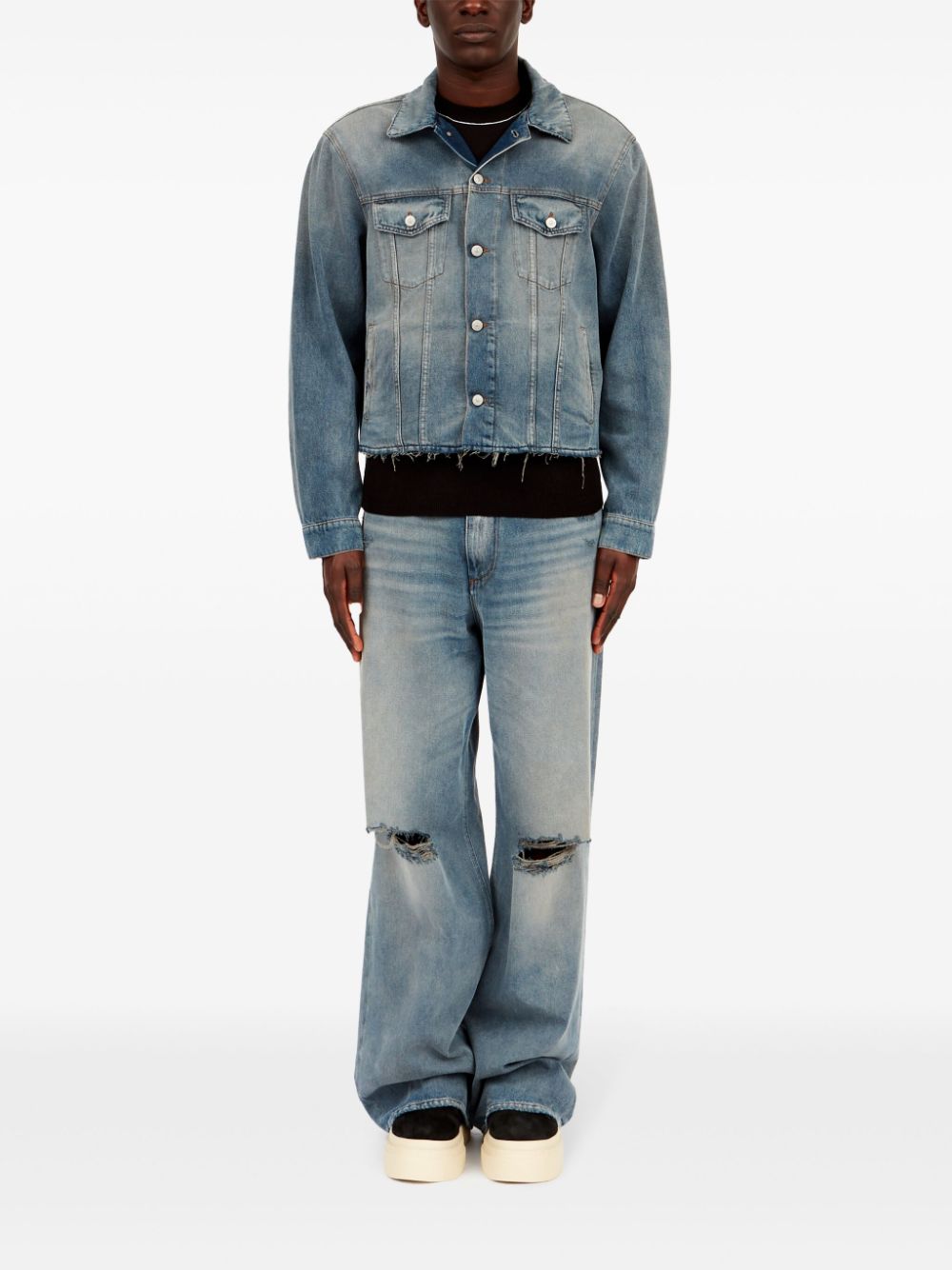 MM6 Maison Margiela Denim jack - Blauw