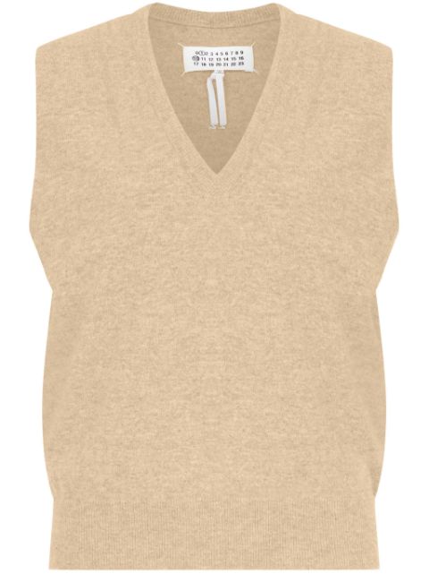 Maison Margiela knit V-neck vest Women