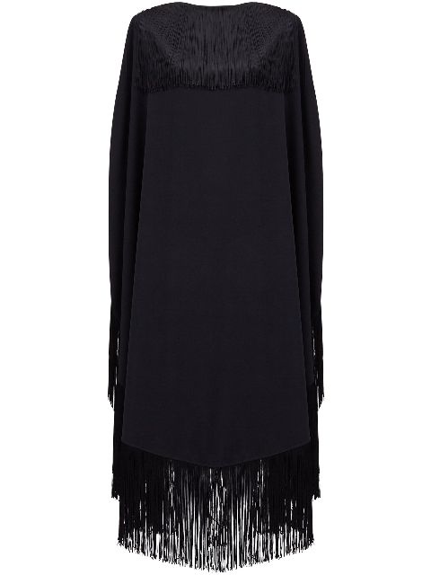 MM6 Maison Margiela fringe-detail belted midi dress Women