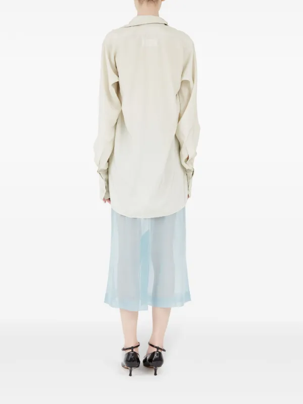 Maison Margiela ロングスリーブ シャツ | ニュートラル | FARFETCH JP