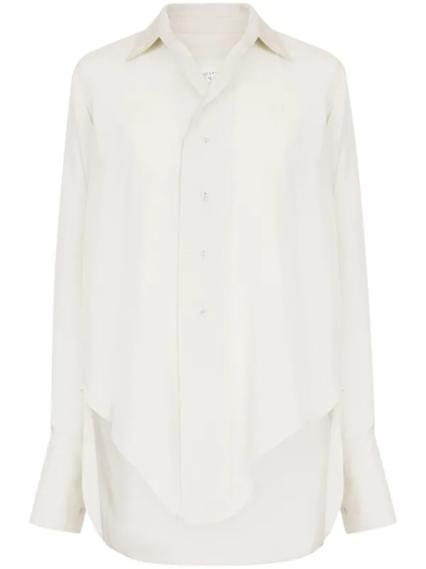 Maison Margiela ロングスリーブ シャツ | ニュートラル | FARFETCH JP