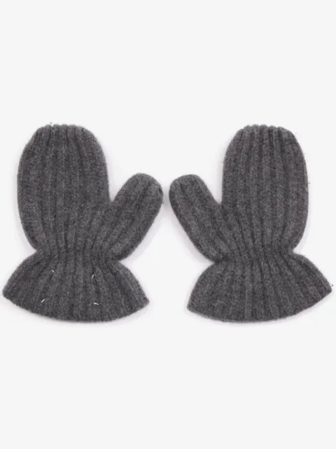 Maison Margiela ribbed-knit gloves