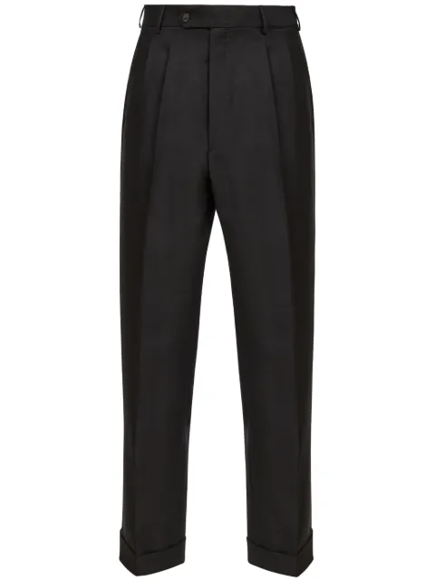 Maison Margiela pantalones de vestir con logo de cuatro costuras