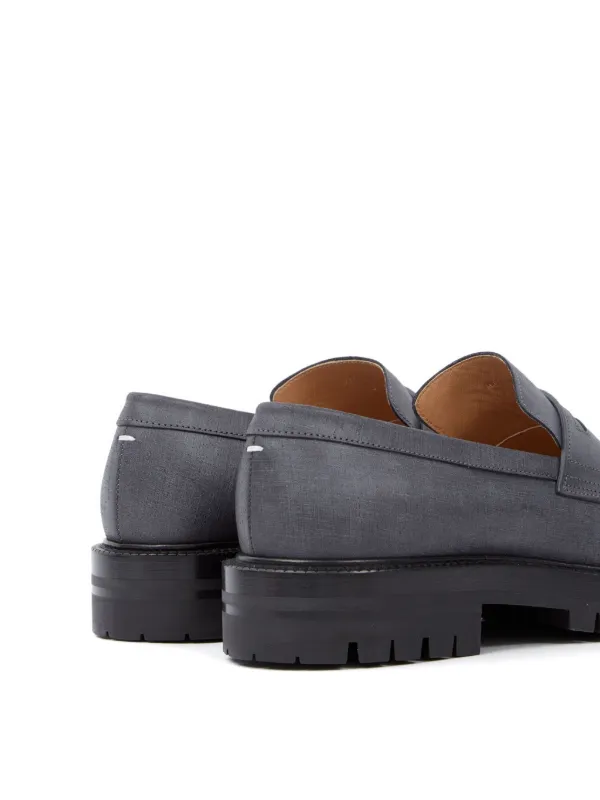 【関税込み】Maison Margiela ブラック Tabi County ローファー Maison Margiela Tabi County ローファー | ブラック | FARFETCH JP