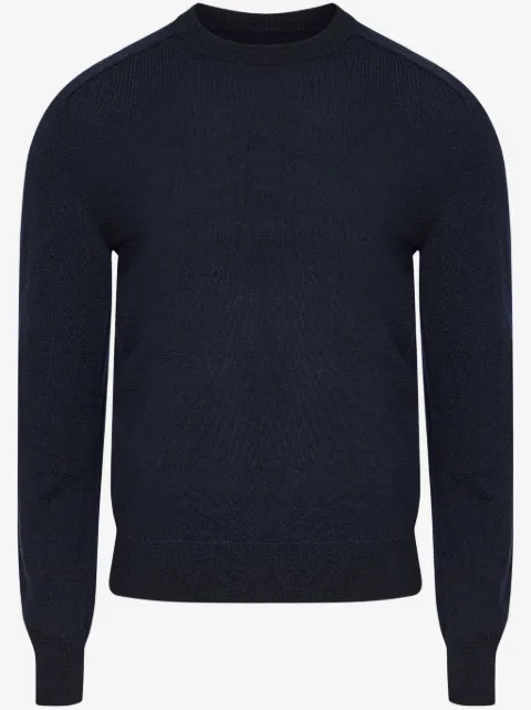 Maison Margiela suéter con cuello redondo