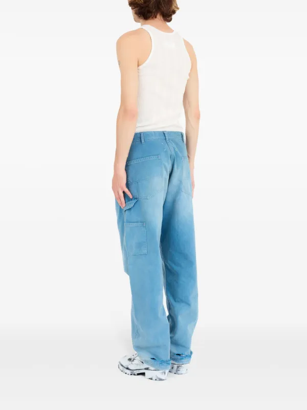 Maison Margiela サルエル ワイドジーンズ | ブルー | FARFETCH JP Maison Margiela サルエル ワイドジーンズ | ブルー | FARFETCH JP