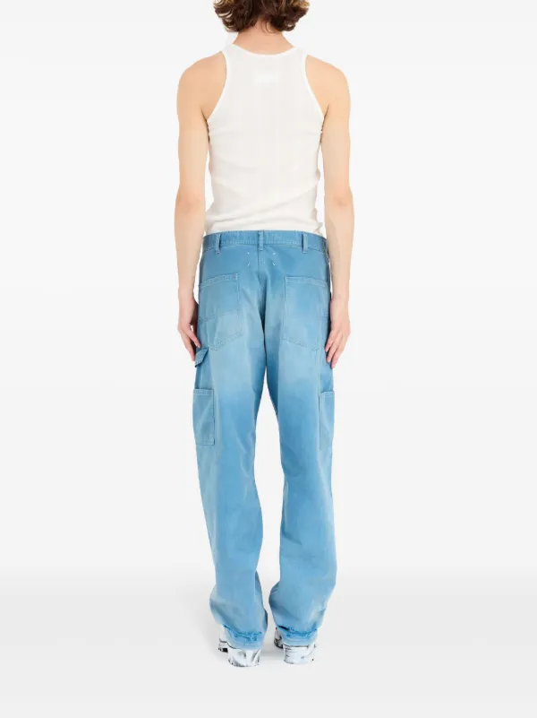 MAISON MARGIELA ワイドレッグジーンズ ブルー 大人気 24SS new /Maison Margiela ワイドレッグジーンズ BLUE (Maison