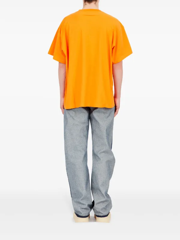 MM6 Maison Margiela ロゴ Tシャツ | オレンジ | FARFETCH JP