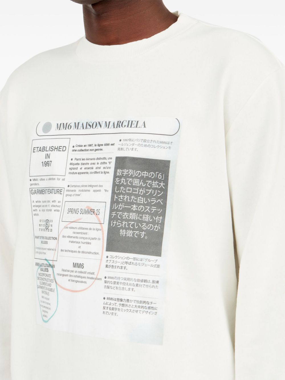 MM6 Maison Margiela graphic-print sweatshirt Men