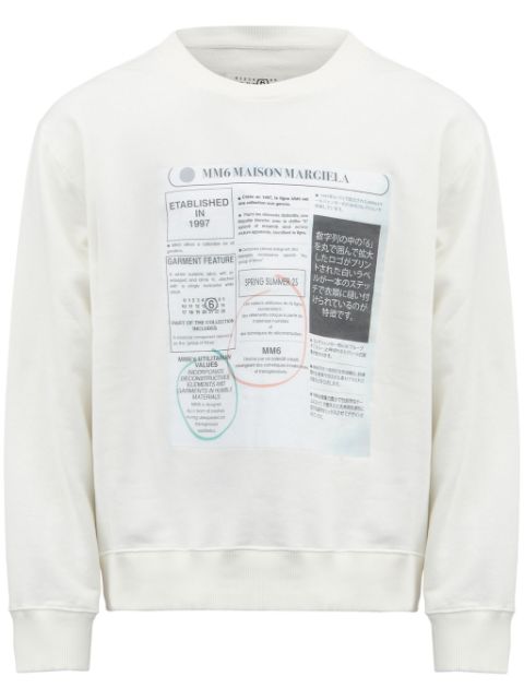 MM6 Maison Margiela graphic-print sweatshirt Men