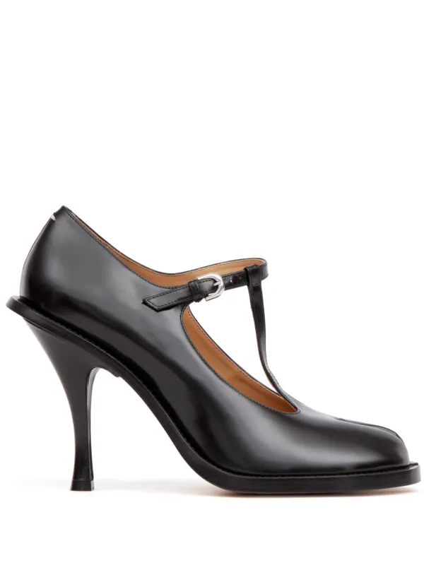 Maison Margiela 100mm Ourgeoise Chunky Pumps in Black