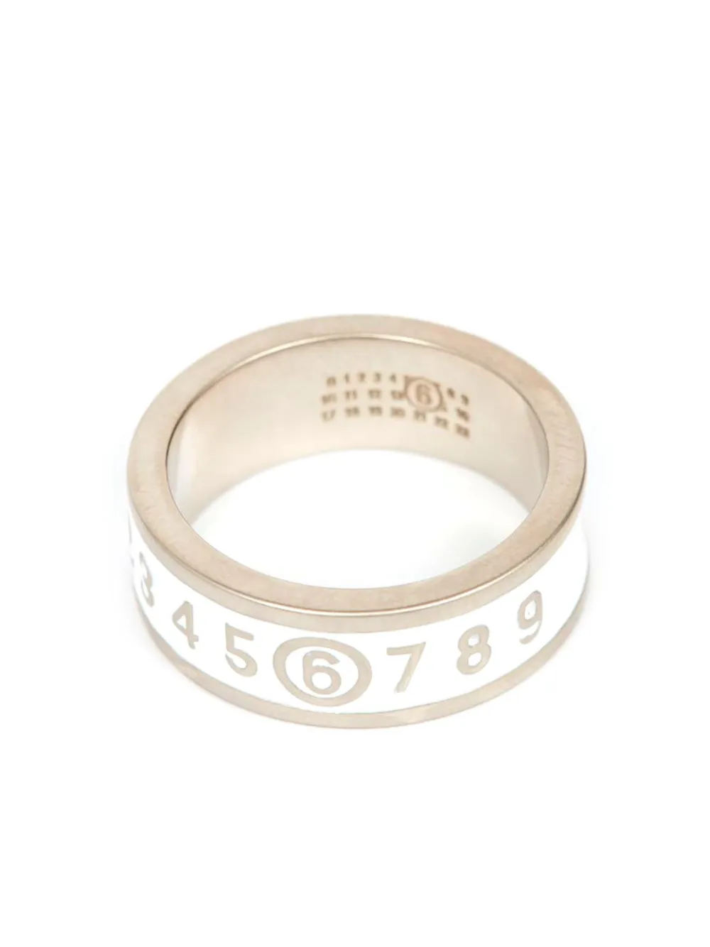 MM6 Maison Margiela Anello con motivo numeri | Anelli | Image 3