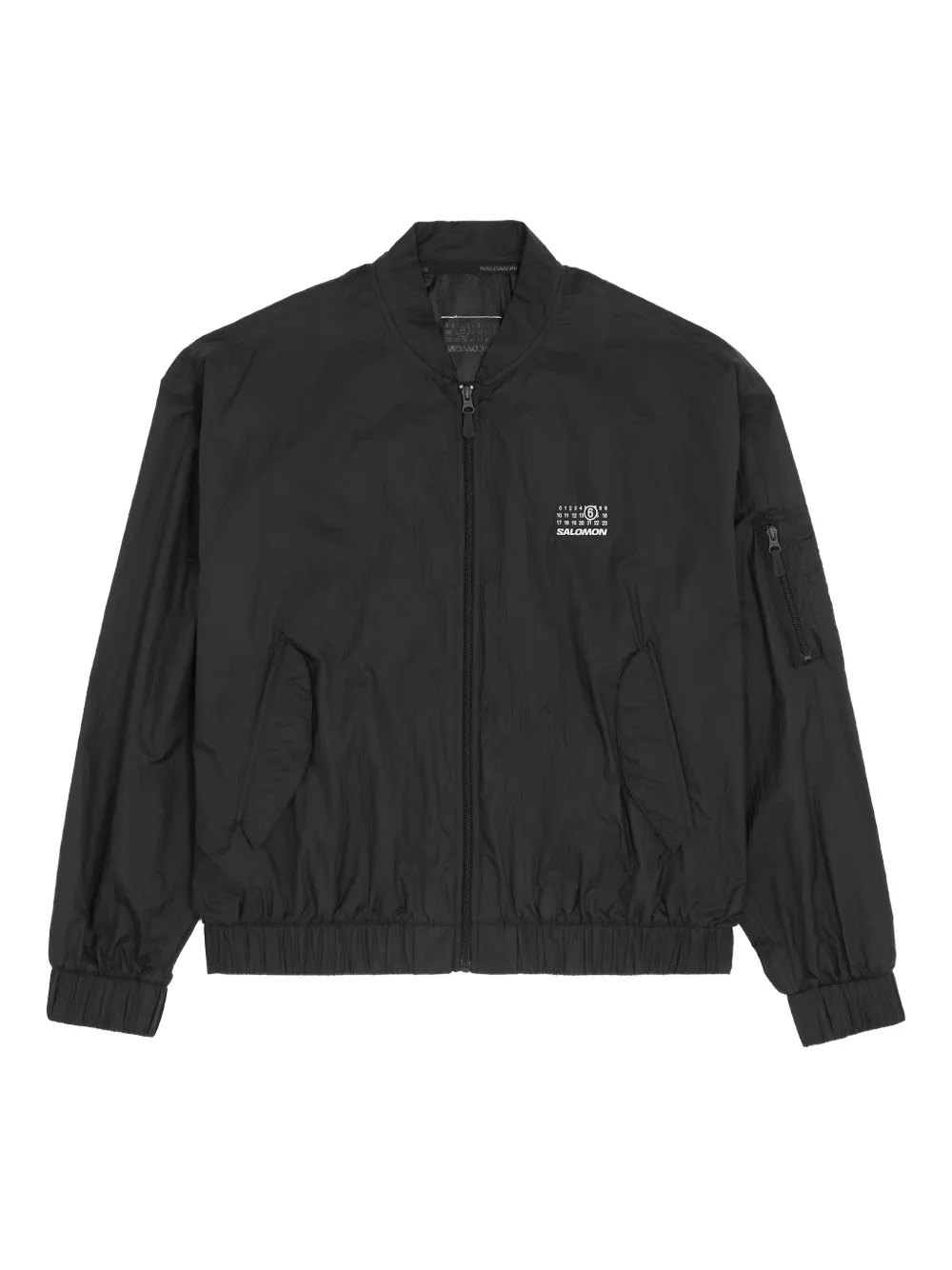 MM6 Maison Margiela X Salomon x Salomon プリント ジャケット - ブラック MM6 Maison Margiela X Salomon x Salomon プリント ジャケット - ブラック