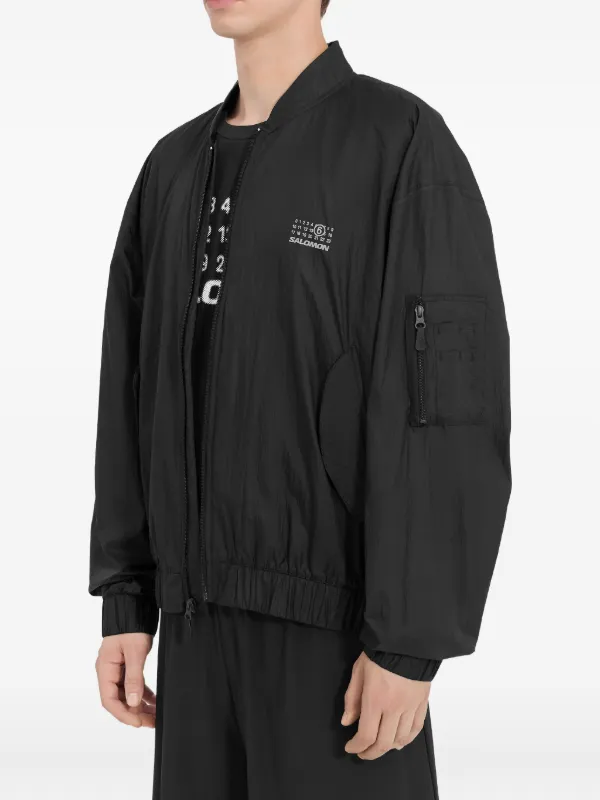 MM6 Maison Margiela X Salomon x Salomon numbers-print Jacket