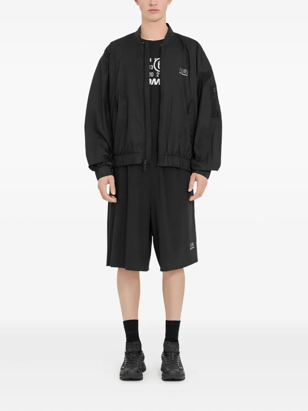 MM6 Maison Margiela X Salomon x Salomon numbers-print jacket | Lightweight Jackets | Image 2