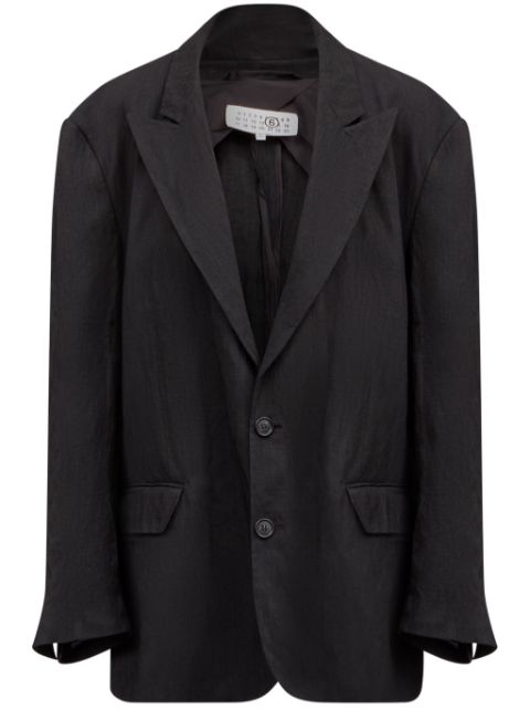 MM6 Maison Margiela single-stitch blazer Women