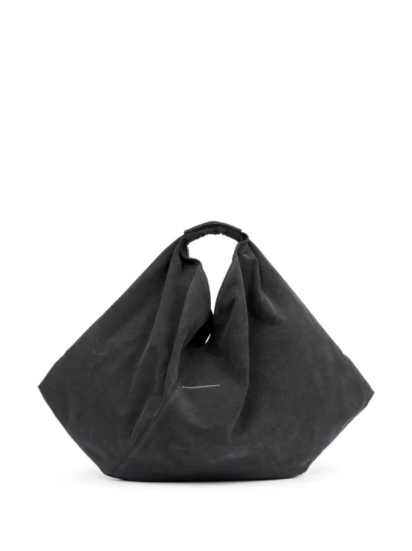 トートバッグ MAISON MARGIELA Women Shoulder Bags 383012 SB1WG0037P5348 Pi MM6 Maison Margiela - Japanese Leather tote black - The Corner