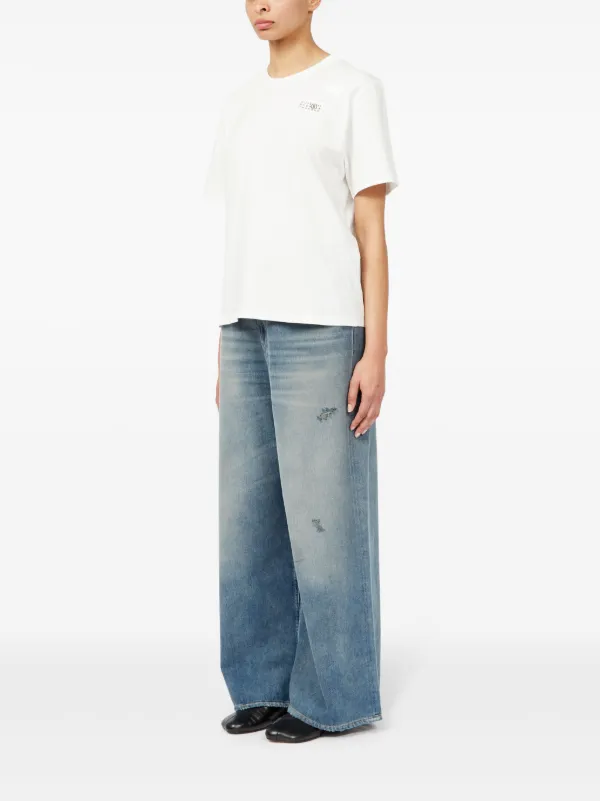 MM6 Maison Margiela ナンバーモチーフ Tシャツ | ホワイト | FARFETCH JP