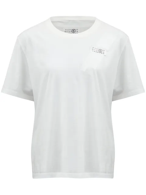 MM6 Maison Margiela numbers-motif T-shirt