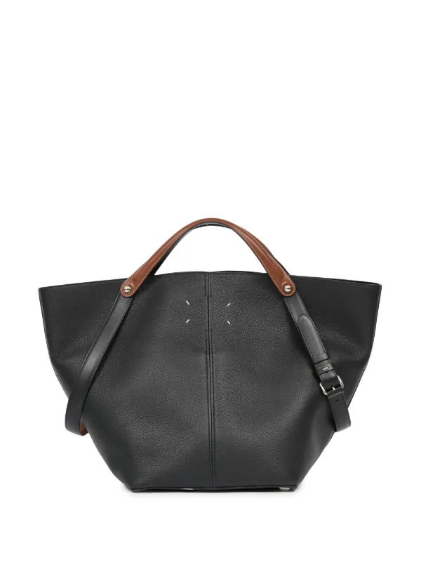 Maison Margiela Large Dress-Age Shoulder Bag | Black | FARFETCH