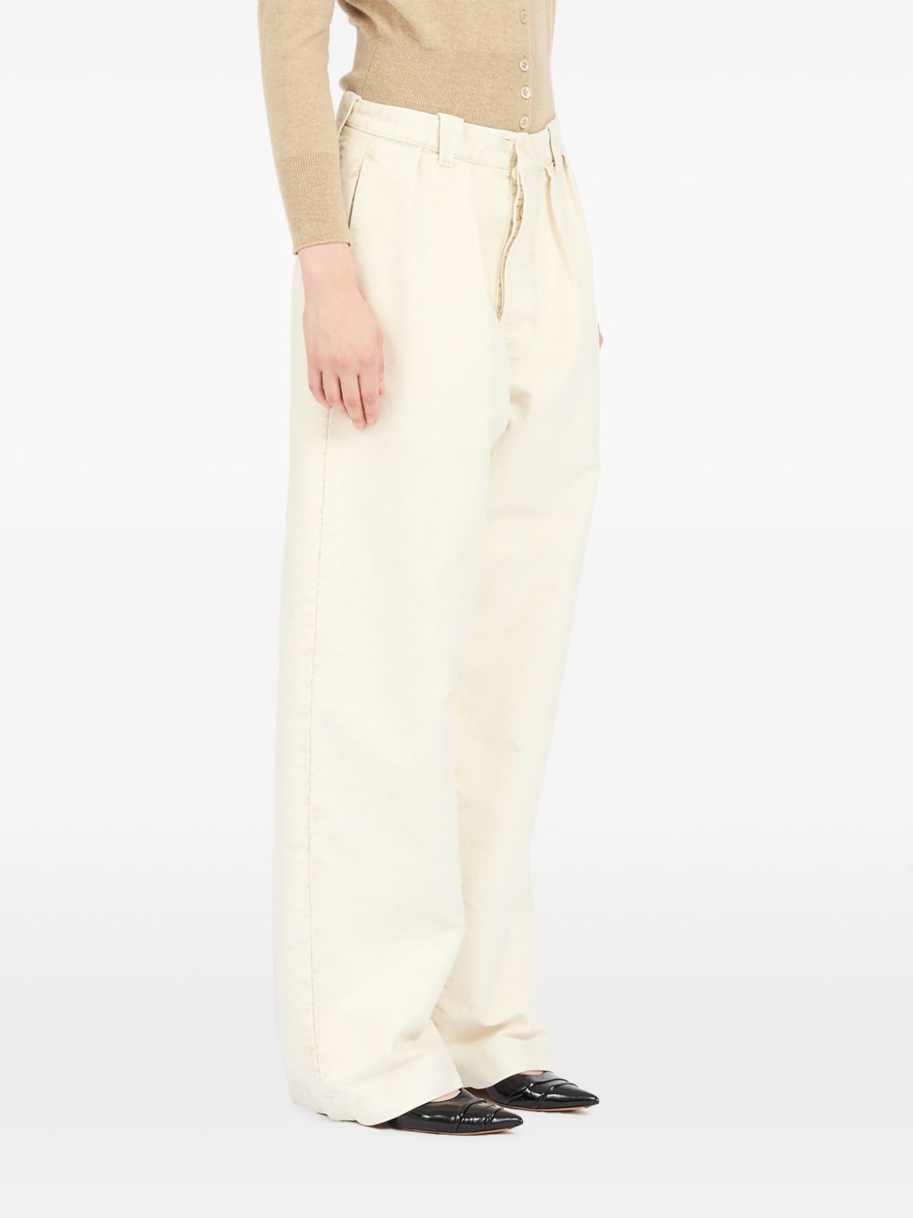 MAISON MARGIELA WIDE-LEG TAILORED TROUSERS