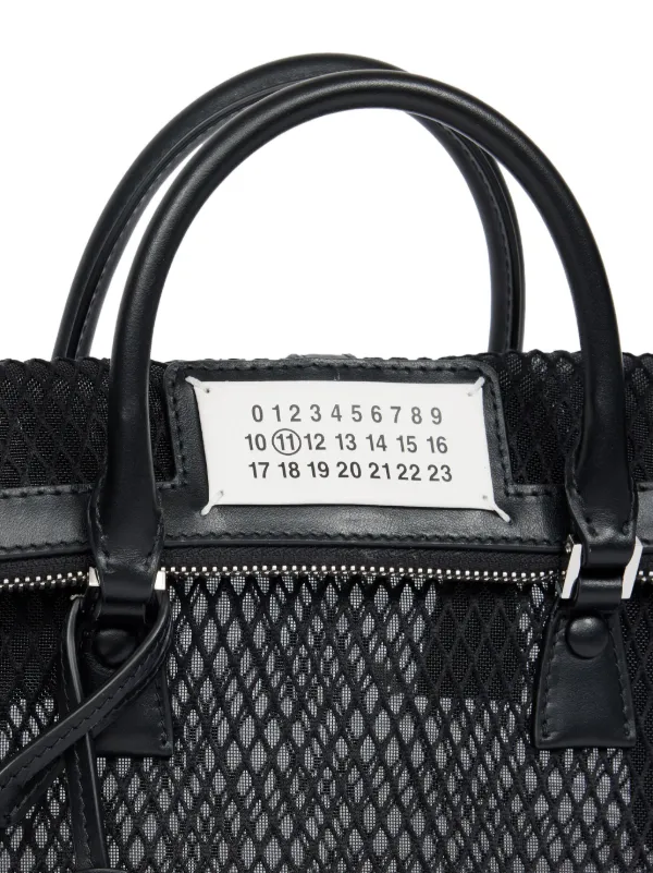 Maison Margiela Mini 5AC Classique Tote Bag | Black | FARFETCH RO