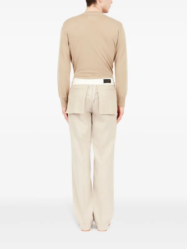 【新品】mm6 ストレートパンツ MM6ストレートパンツ（MM6 Maison Margiela ミッドライズ