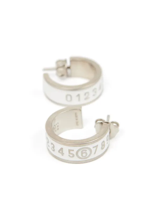 【関税＆送料込み】Mm6 Maison Margiela Logo Earrings Earrings with logo MM6 Maison Margiela