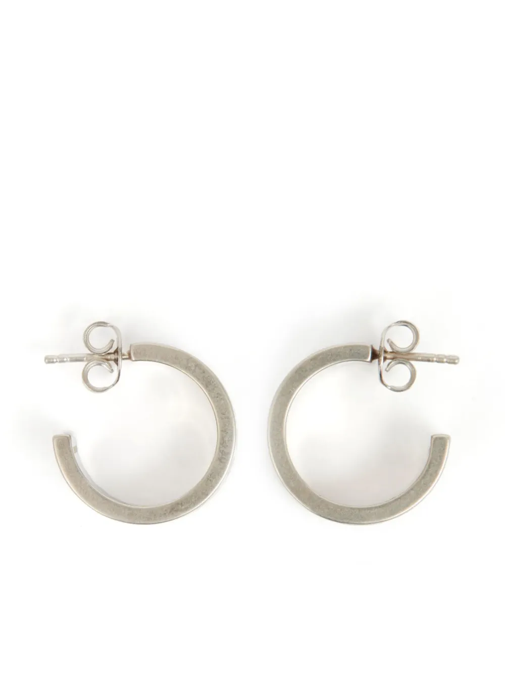 MM6 Maison Margiela Oorbellen met logo van email - Zilver