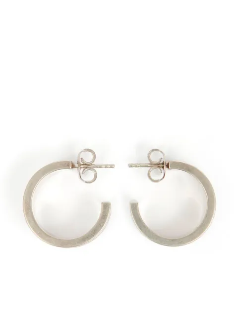 MM6 Maison Margiela enamel-logo earrings